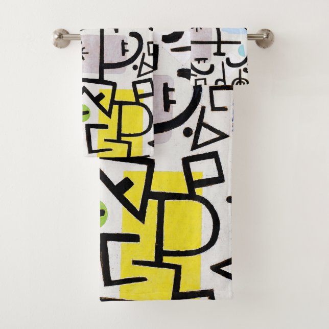 Conjunto De Toalhas Rich Port, Paul Klee (Insitu)