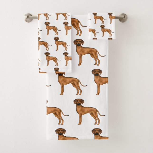 Conjunto De Toalhas Ridgeback Ridgeback Brown African Lion Dog Padrão (Insitu)