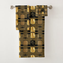 Conjunto De Toalhas Roaring Twenties Art Deco Bath Tool