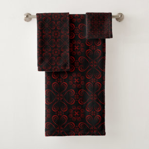 Conjunto De Toalhas Rochas Vermelhas Góticas