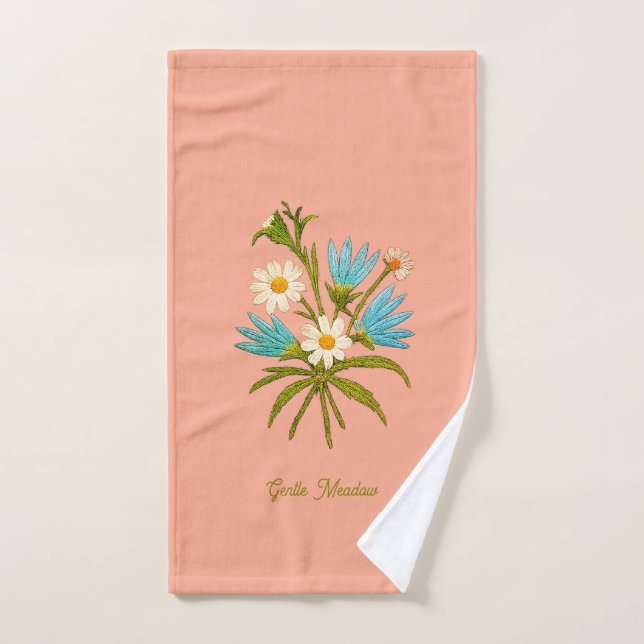 Conjunto De Toalhas Romantic Flower – Botanical Fantasy Bouquet Pillow (Toalha de mão)