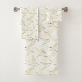 Conjunto De Toalhas Romantic life is but a dream birds  