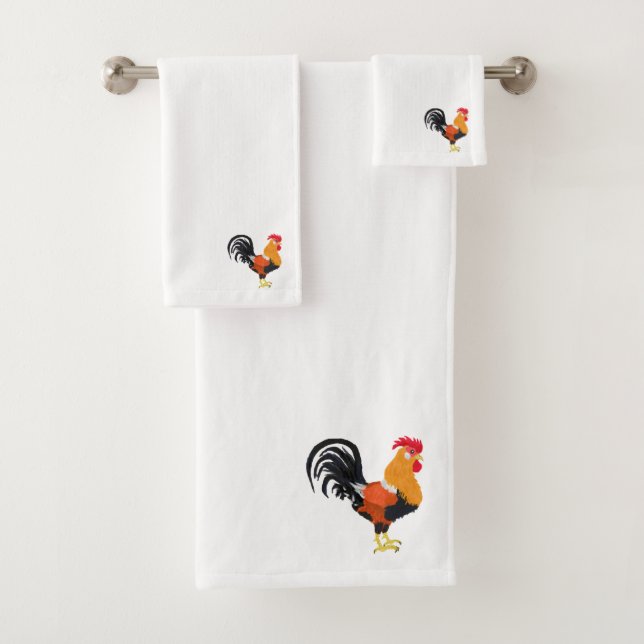 Conjunto De Toalhas Rooster (Insitu)