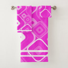 Conjunto De Toalhas Rosa