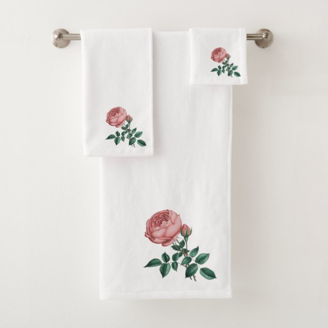 Conjunto De Toalhas Rosa (Insitu)