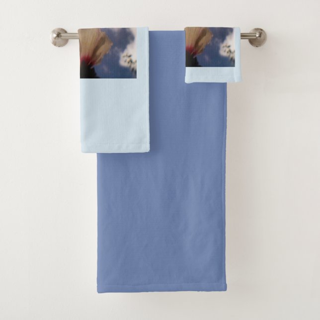 Conjunto De Toalhas Rosa branca (Insitu)