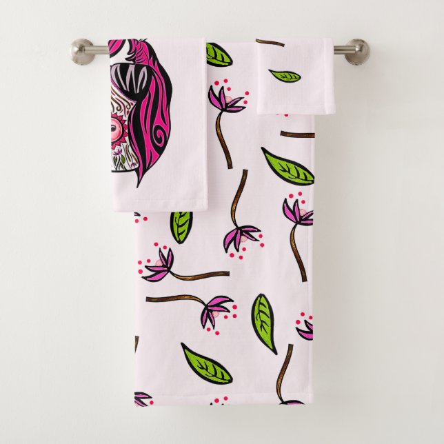 Conjunto De Toalhas Rosa Como Couto (Insitu)