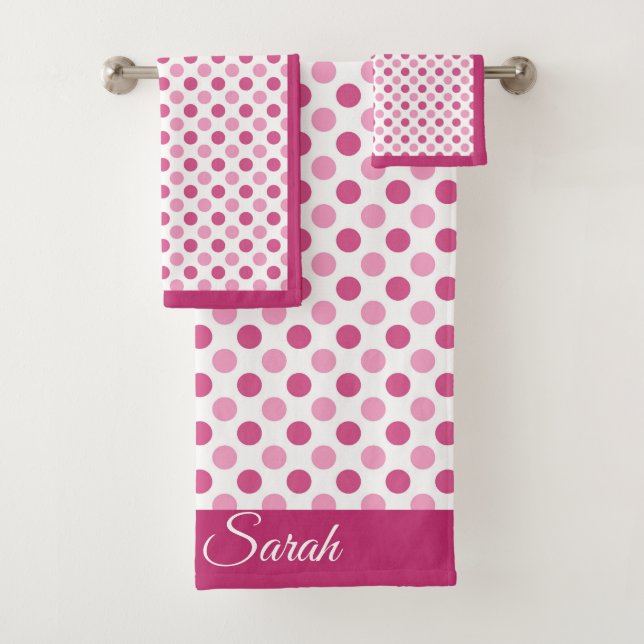 Conjunto De Toalhas Rosa e Bonito (Insitu)