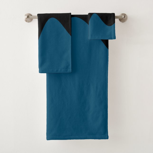 Conjunto De Toalhas Rosa Moderno Rio Preto (Insitu)