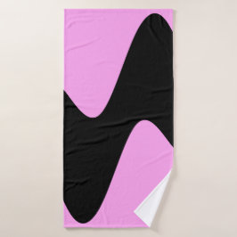 Conjunto De Toalhas Rosa Moderno Rio Preto