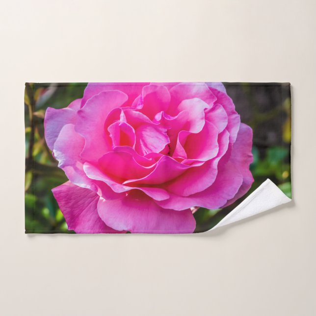 Conjunto De Toalhas Rosa rosa delicada. (Toalha de mão)