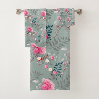 Conjunto De Toalhas Rosa suave