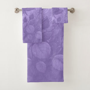 Conjunto De Toalhas Rosas de lavanda