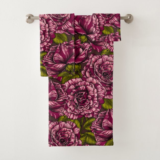 Conjunto De Toalhas Rosas para você (Insitu)
