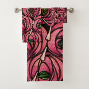 Conjunto De Toalhas Rosas, pintura de arte por Charles Mackintosh