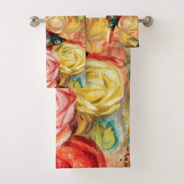 Conjunto De Toalhas Rosas por Pierre Auguste Renoir (Insitu)