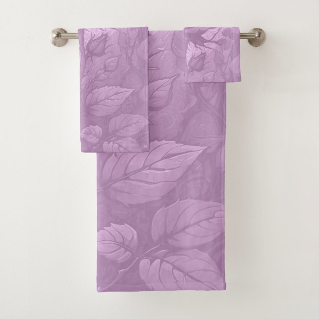 Conjunto De Toalhas Rosas rosa poeirentas 3 (Insitu)