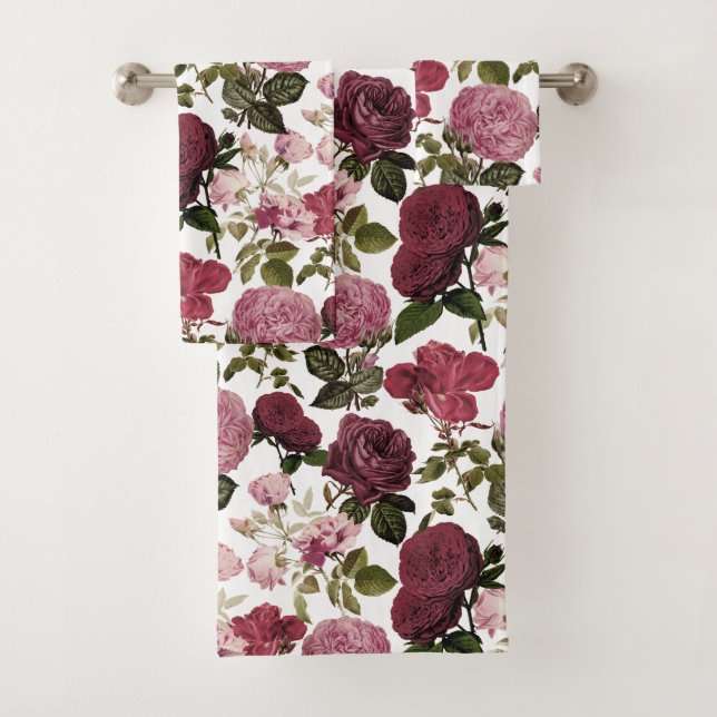 Conjunto De Toalhas Rosas Silvestres (Insitu)