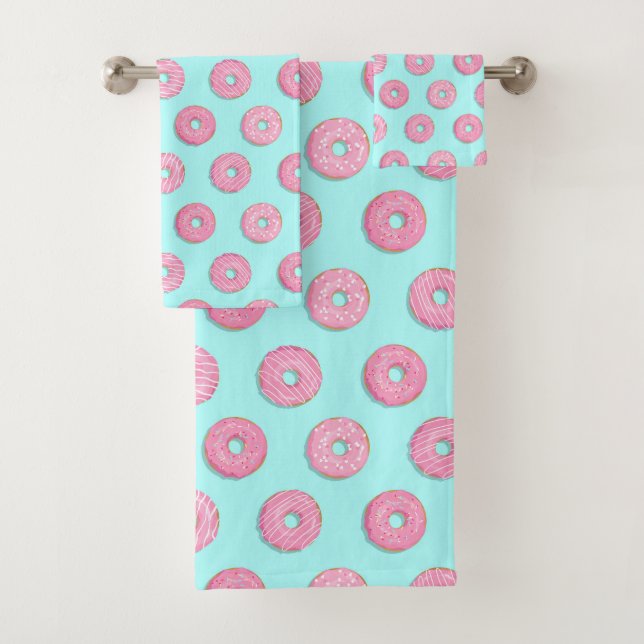 Conjunto De Toalhas Rosquinhas de açúcar, cor-de-rosa (Insitu)