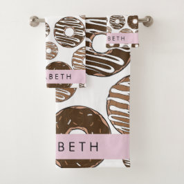 Conjunto De Toalhas Rosquinhas de chocolate, Rosquinhas de caramelo, g