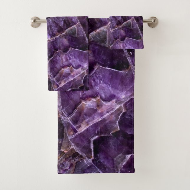 Conjunto De Toalhas Roxo Ametyst Gemstone (Insitu)