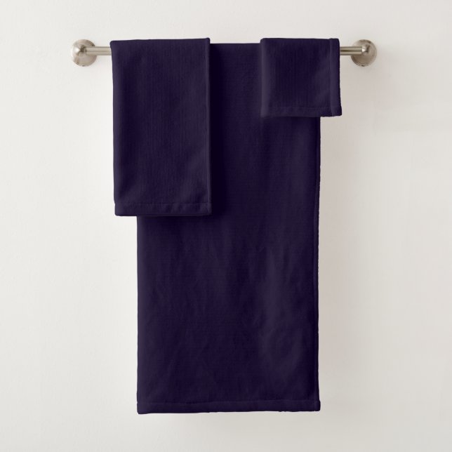 Conjunto De Toalhas Roxo Escuro (Insitu)