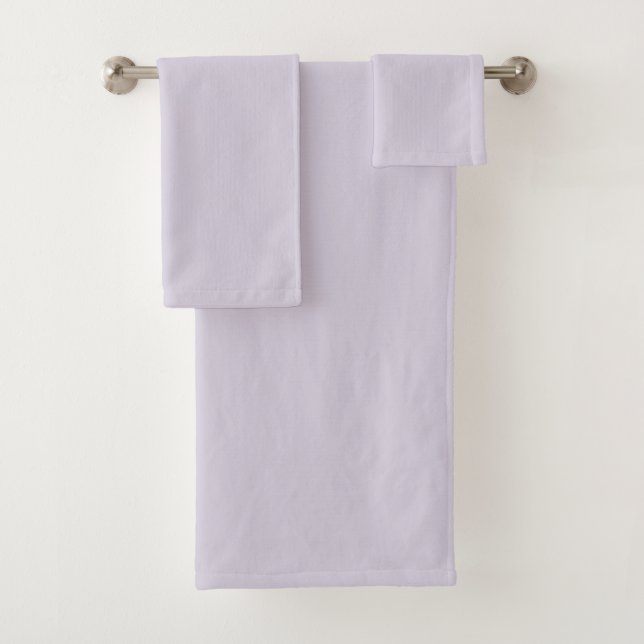 Conjunto De Toalhas Roxo Lavanda   (Insitu)