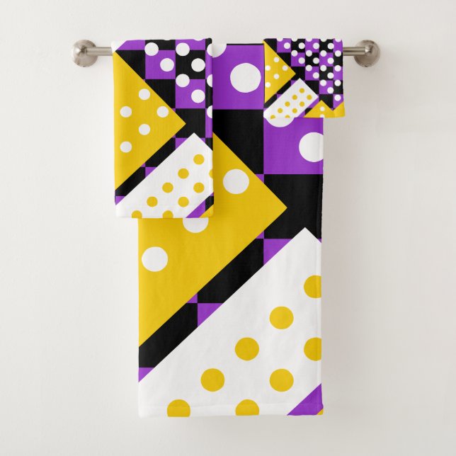 Conjunto De Toalhas Roxo Orquídea escuro (Insitu)