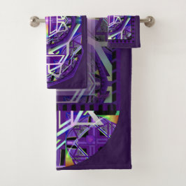 Conjunto De Toalhas Roxo W3