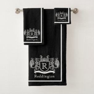 Conjunto De Toalhas Royal Dragon Crest