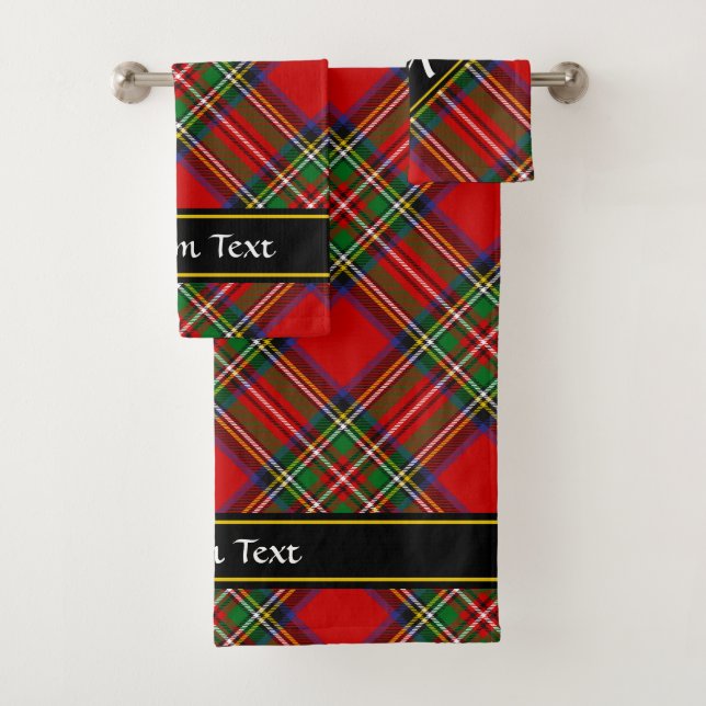 Conjunto De Toalhas Royal Stewart Tartan (Insitu)