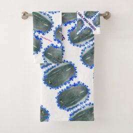 Conjunto De Toalhas Rua Ariel Archangel's POLAR BEARS