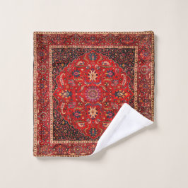 Conjunto De Toalhas Rug Persa Vermelho de Mashhad