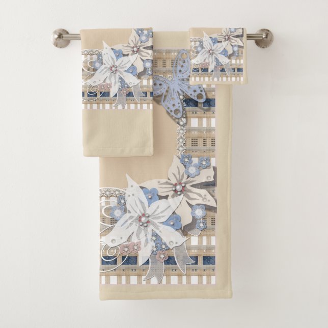 Conjunto De Toalhas Rustic, casamento (Insitu)