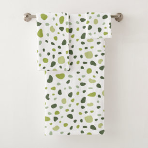Conjunto De Toalhas Sage green terracotta