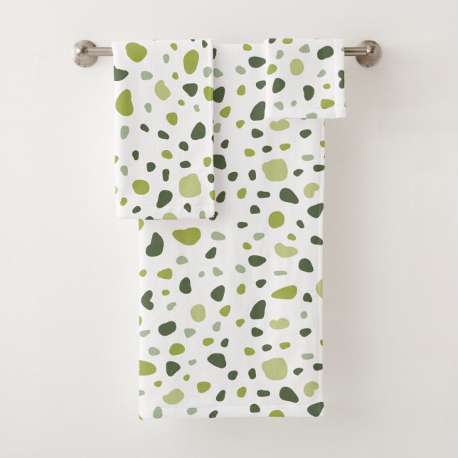 Conjunto De Toalhas Sage green terracotta (Insitu)