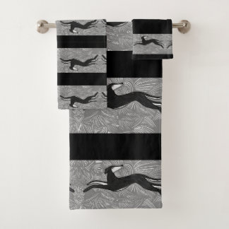 Conjunto De Toalhas Saluki Greyhound
