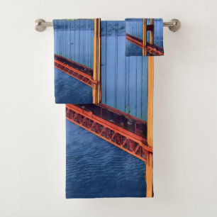 Conjunto De Toalhas San Francisco - OURO GATE - Ponte