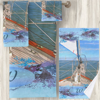 Conjunto De Toalhas San Francisco Sailing 0869