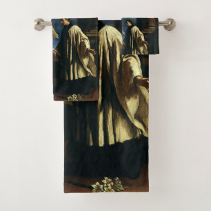 Conjunto De Toalhas Santo Aloísio Gonzaga Padroeiro dos Estudantes Bel