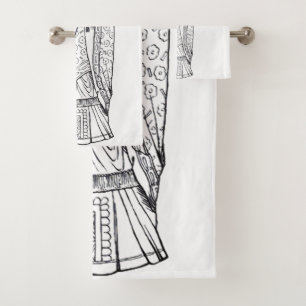 Conjunto De Toalhas Santo Deiniol Abade e Bispo