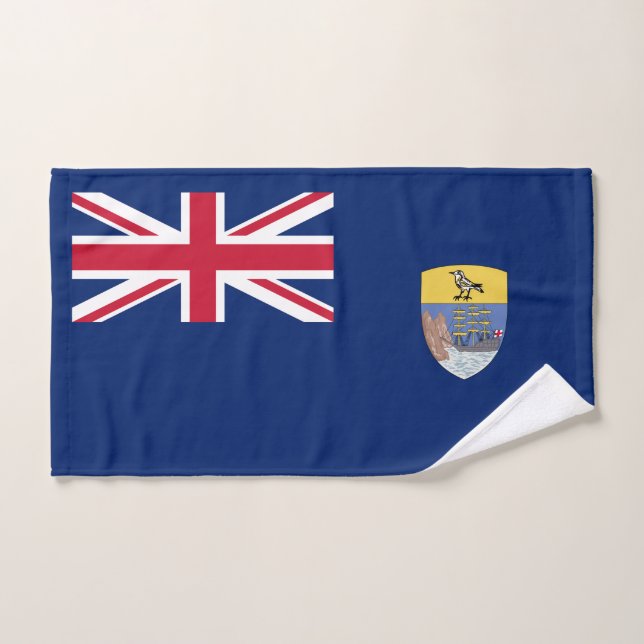Conjunto De Toalhas Santo Helena Flag (Toalha de mão)