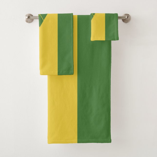 Conjunto De Toalhas Santo Vincent e bandeira das Granadinas (Insitu)