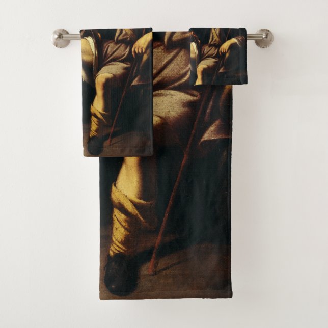 Conjunto De Toalhas São Roque e o Anjo por Guy François (Insitu)