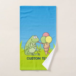 Conjunto De Toalhas Sapo com Icecream