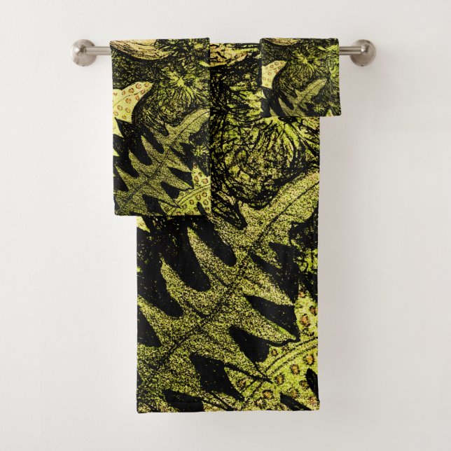 Conjunto De Toalhas Sapo de Arte Neerlandesa em Árvore (Insitu)