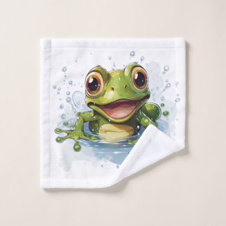 Conjunto De Toalhas Sapo engraçado