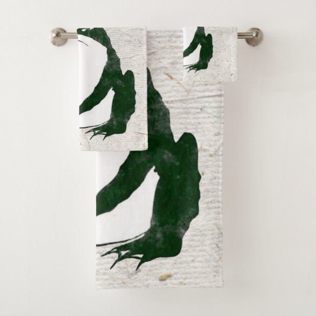 Conjunto De Toalhas Sapo Indecente Japonês Fez século XIX (Insitu)