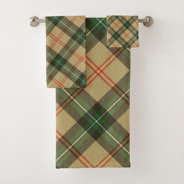 Conjunto De Toalhas Saskatchewan Canada Provincial Tartan (Insitu)