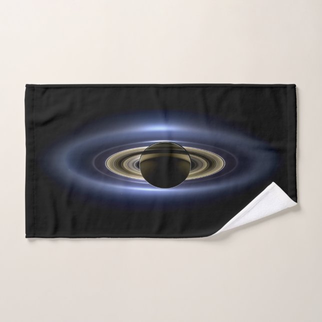 Conjunto De Toalhas Saturno Eclipsou o Sol do Orbiter Cassini (Toalha de mão)